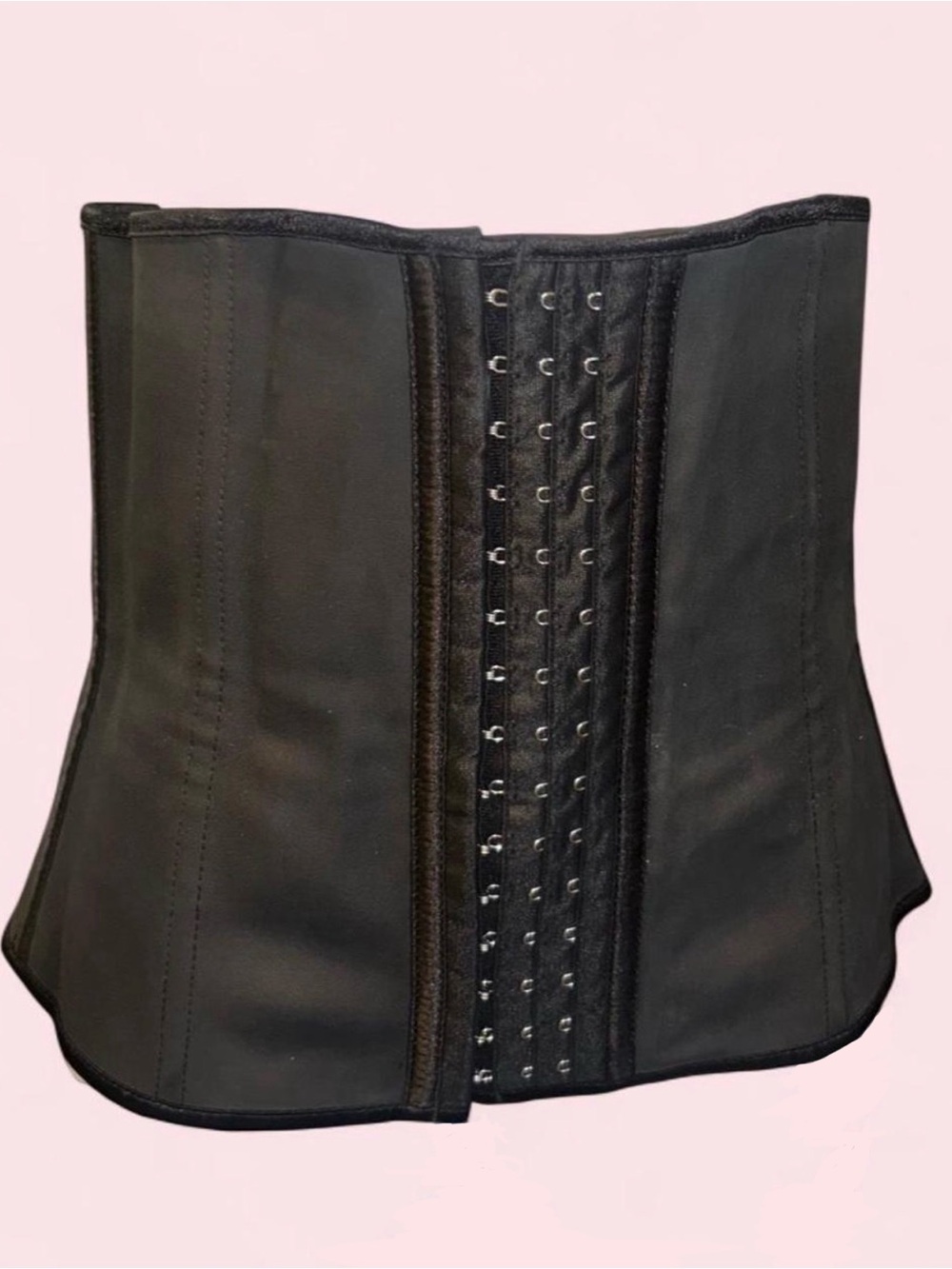 Black Waist Trainer Corset - Women's Slimming Support